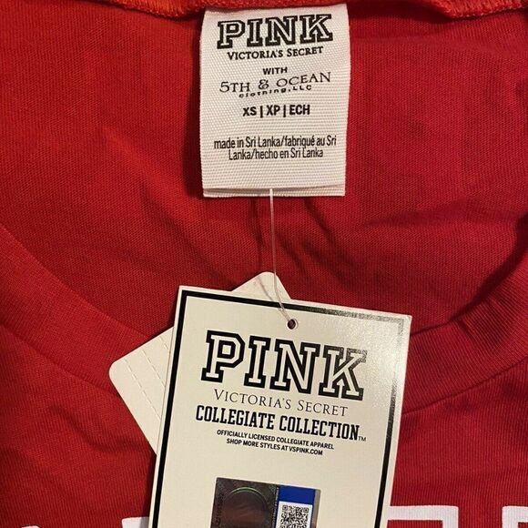 PINK Illinois State Redbirds Red T-Shirt Dress NWT - Picture 3 of 4